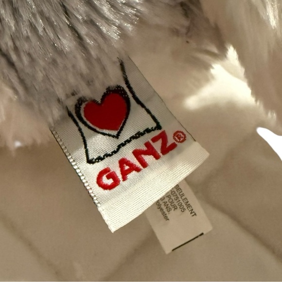 Ganz Webkinz Husky Plush Stuffed Animal Dog HM120 Gray White Retired - Picture 10 of 13